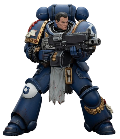 Тит, лейтенант Ультрамаринов (Warhammer 40k, Spacemarine II) - КОЛЛЕКЦИОННАЯ ФИГУРКА 1/18 Ultramarines Collectors Edition - Lieutenant Titus (JT01369) - JOYTOY