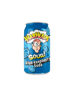 Газированный напиток WarHeads Sour Blue Raspberry Soda 355мл