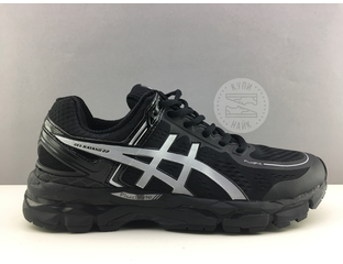 Asics gel kayano 22 black onyx silver hotsell