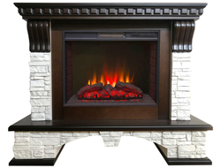 Электрокамин Турин AO M2 с очагом Sparta 25.5 LED