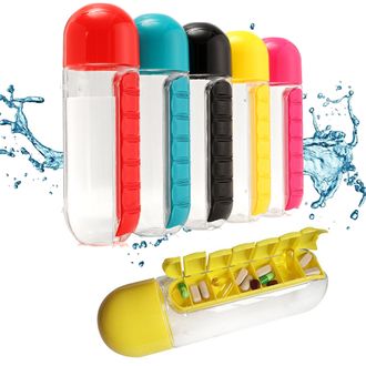 Бутылка Pill & Vitamin organizer bottle (0,6 литра) ОПТОМ