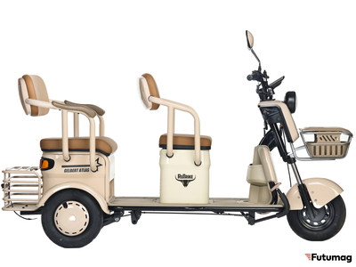 Электротрицикл Rutrike Gelbert Atlas 48V/60V 600Вт синий