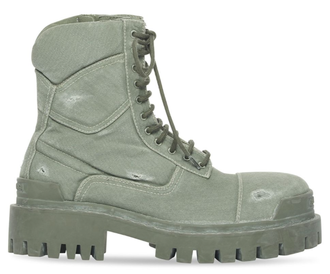 Ботинки Balenciaga Combat Strike Green Olive