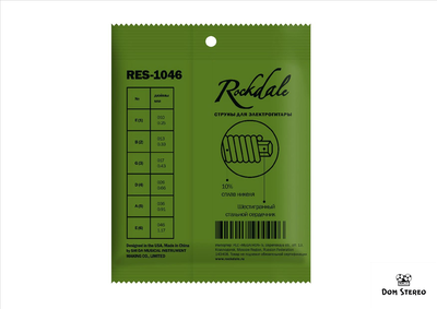 струны ROCKDALE RES-1046, где купить? купить в интернет магазине domstereo.ru
