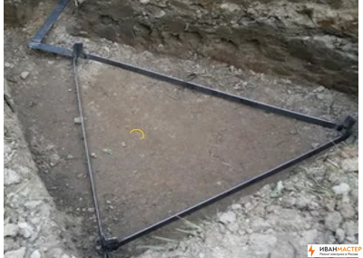 Монтаж контура заземления мачт в МО ИВАНМАСТЕР