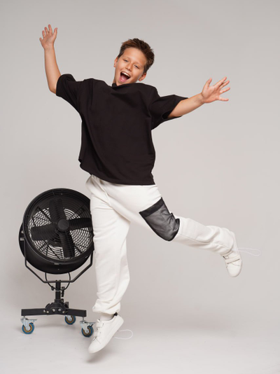 Плотная оверсайз футболка (футер)