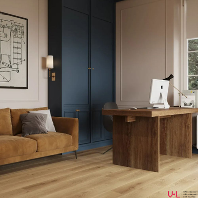 SPC ламинат FirstFloor Сербский Натуральный Дуб 1F030 43 класс толщина 4.0 мм с фаской замковый 2.665 м2