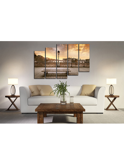 Модульная картина &quot;Скамья свиданий&quot;