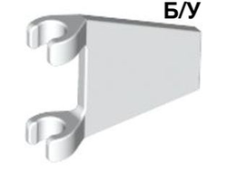 ! Б/У - Flag 2 x 2 Trapezoid, White (44676 / 4272616 / 4507191 / 6023099) - Б/У
