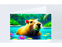 Обложка на зачетную книжку Капибара, Kapibara-san №10