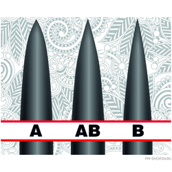 Bloom Art игла-текстура 0.3/1RL, средняя заточка (AB), 25 шт.