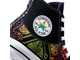 Текстильные яркие кеды заказать в Москве Converse Chuck Taylor All Star Pride черные