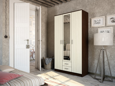 Трио шкаф Эко Венге/Лоредо