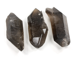 Кварц дымчатый, раухтопаз, кристалл двухголовик в ассортименте, Бразилия (52-58 мм, 26-34 г) №35770