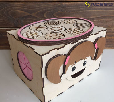 Тактильная игра «Печеньки для Маши»