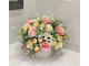 Композиция из искусственных цветов малая на стол № М020/Купить в Москве и Санкт на сайте АОАБУКЕТ.ру