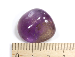 Аметрин, галтовка, Боливия (25*22*16 мм, 12,3 г) №29944