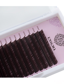 Ресницы Enigma цвет «Мокка» микс (16 линий)