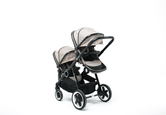 Коляска для погодок BabyZz Dynasty Beige (люлька и 2 прогулки)