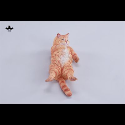 Котик на софе (рыжий) - Коллекционная фигурка 1/6 Lazybones Cat (JXK293B) - JXK