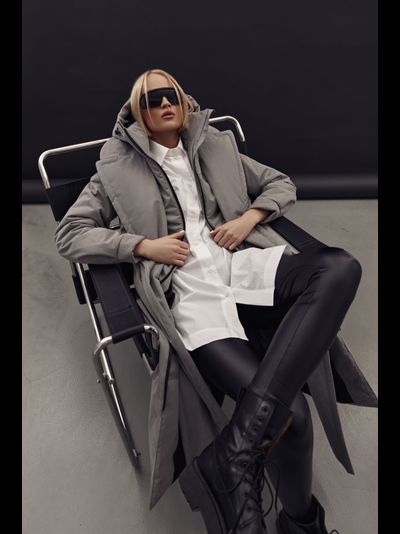 Парка Zhilet Серая