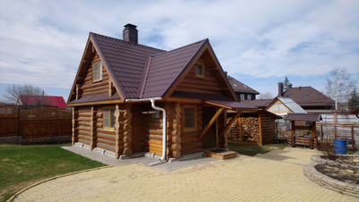 Баня 6 на 6 с тамбуром 3,5 на 2,5