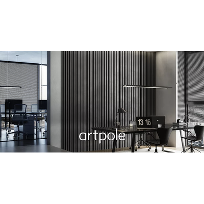 Гипсовая панель BARCODE BIG + LED артикул D-0009