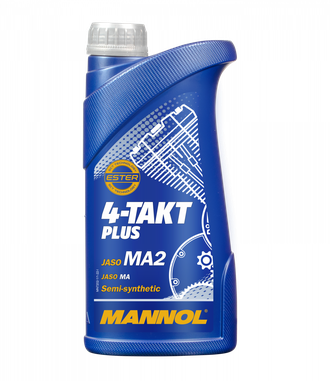 Моторное масло MANNOL 4-Takt Plus 10W-40 MN7202-1 (Полусинтетика)(1400)