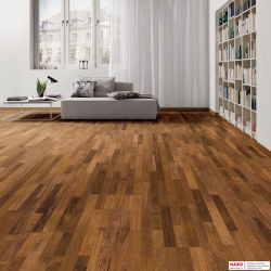 Декор паркетной доски Haro Мербау 525190 в интерьере гостиной