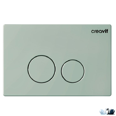 Унитаз CREAVIT FREE Set Nile Green Mat c инсталляцией - комплект с сиденьем микролифт, клавишей Terra Nile Green (FE322-11NY00E-0000+GR5003.01+GP9002.09 + KC0903.01.2000E)