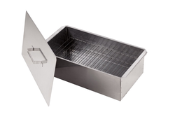 Коптильня КЕДР двухъярусная 420х270х175мм (сталь 0,8 мм)