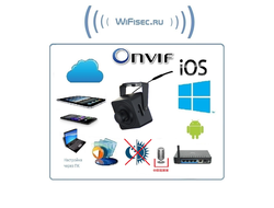 WiFi/LAN видеокамера с DVR и выходом для подключения микрофона, Full HD 2 Mp
