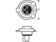 Лампочка галогеновая OSRAM ORIGINAL LINE 12V