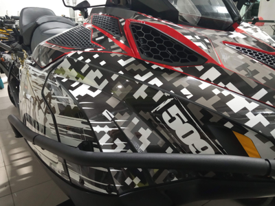 Наклейки на снегоход BRP Lynx Skandic Army Yeti №1433