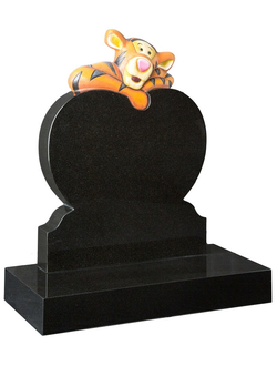 Оригинальный детский памятник с тигром
