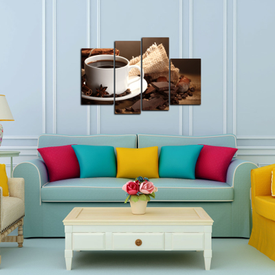 Модульная картина "Кофе с шоколадом"