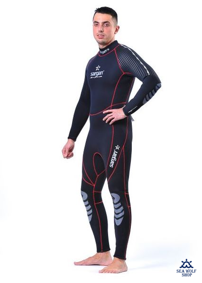 Гидрокостюм неопрен 3мм Sargan "NERO" Long men р.XL