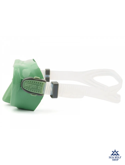 Маска для дайвинга Sargan "АГИДЕЛЬ KIDS" детская зеленый силикон