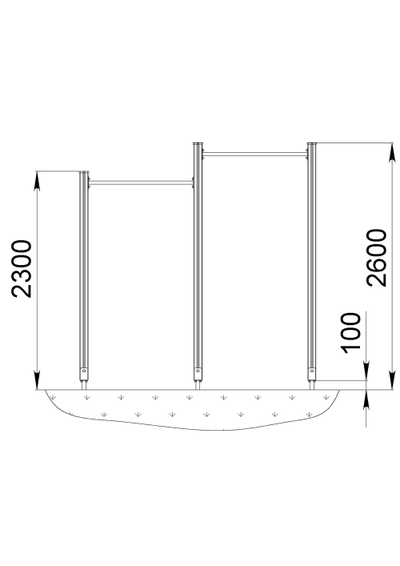 Спортивный уличный комплекс Start Line FITNESS Модель 7 купить в Воронеже