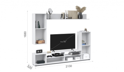 Гостиная Нео, белый жемчуг, ателье светлый