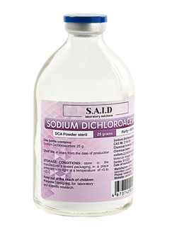Стерильный порошок дихлорацетата натрия 25 грамм/Sodium Dichloroacetate powder sterile 25 g