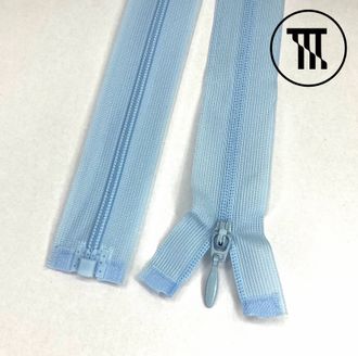 Молния потайная разъемная, цв. Голубой