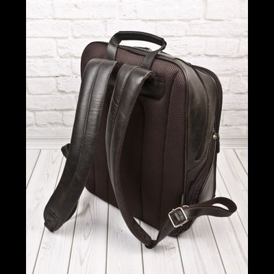 Кожаный рюкзак Cossira brown (арт. 3048-04)