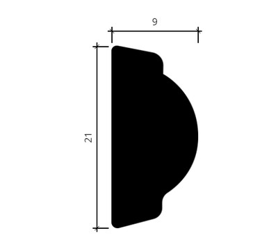Молдинг 1.51.378 - 21*9*2000мм