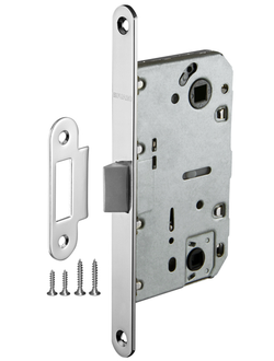 Защелка врезная PLASTIC P96WC-50 SN Хром