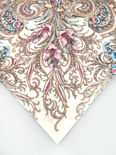Павловопосадский платок Март 904-2