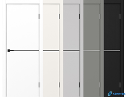 Дверь Оптима Порте экошпон Неаполь 202 молдинг c алюминиевой кромкой купить в Челябинске | КВИРТЕК