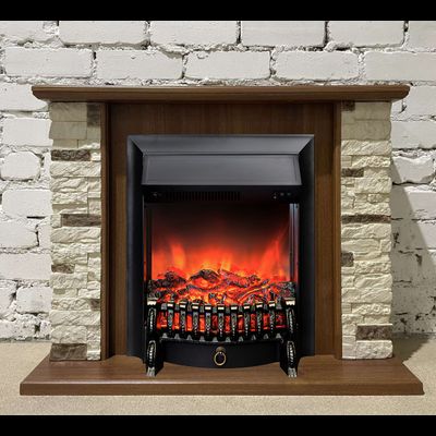 Электрокамин Кимберли NT M1 с очагом Fobos