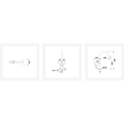 Смеситель Blanco MIDA