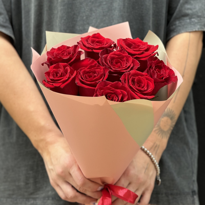 Букет из красных роз